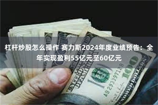 杠杆炒股怎么操作 赛力斯2024年度业绩预告：全年实现盈利55亿元至60亿元