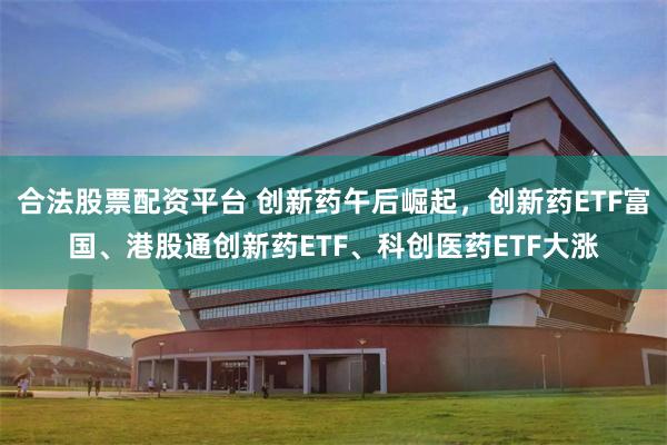 合法股票配资平台 创新药午后崛起,创新药ETF富国、港股通创新药ETF、科创医药ETF大涨