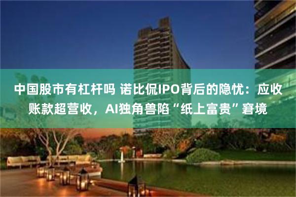 中国股市有杠杆吗 诺比侃IPO背后的隐忧：应收账款超营收，AI独角兽陷“纸上富贵”窘境