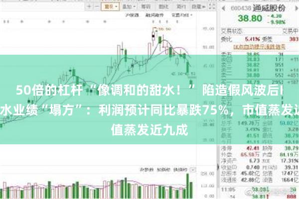 50倍的杠杆 “像调和的甜水！” 陷造假风波后IF椰子水业绩“塌方”：利润预计同比暴跌75%，市值蒸发近九成